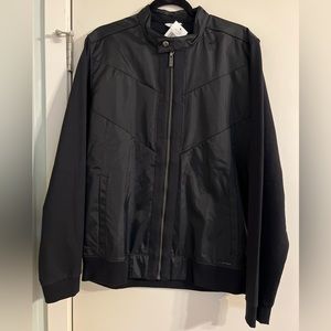 NWT calvin klein • moto athletic lifestyle jacket • black